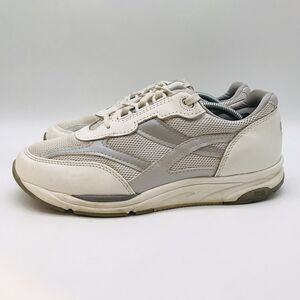 SAS Tour Mesh Tripad Comfort Sneaker Womens 9M Silver White Lace Up Walking Shoe